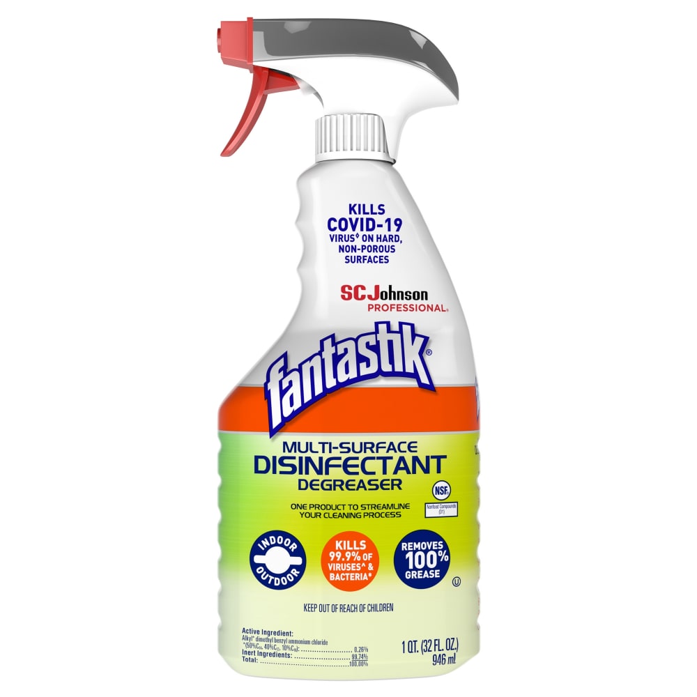 Fantastik Multi-Surface Disinfectant Degreaser, Trigger, 32 oz